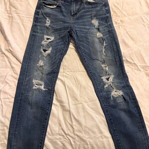 American Eagle Outfitters Skinny Distressed Jeans